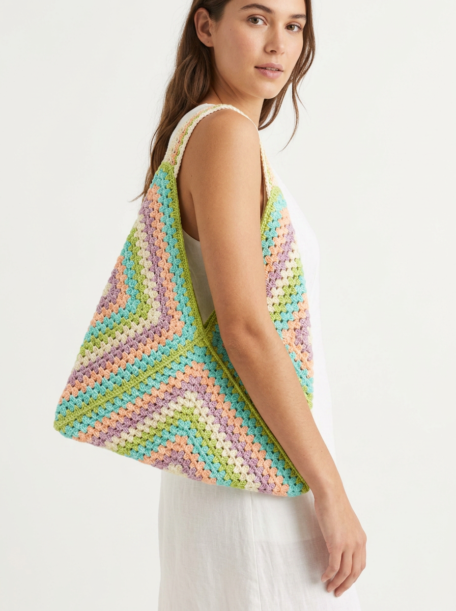 Bolso Triángulo Pastel Granny — 2