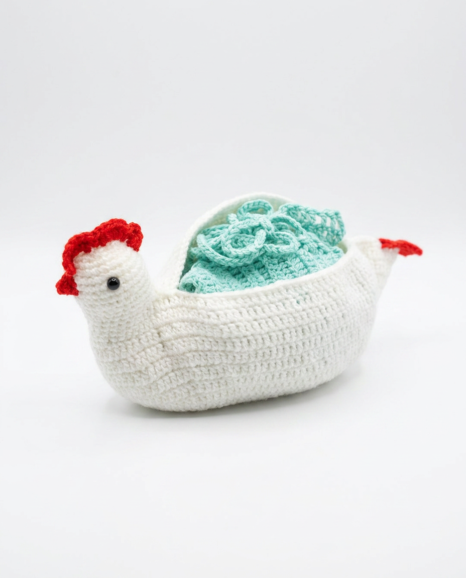 Cisne Decorativo Crochet — 2