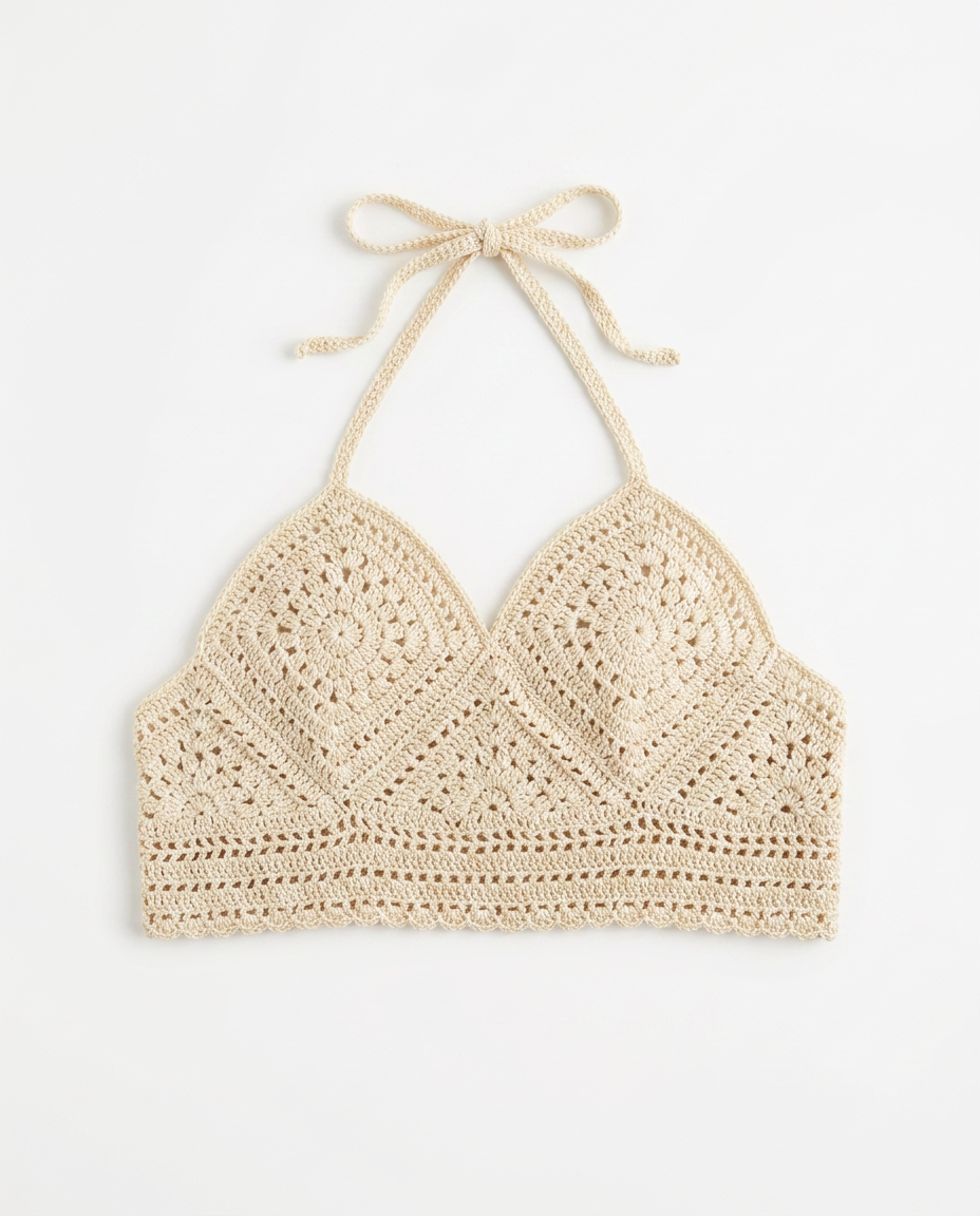 Top Crochet Natural — 1